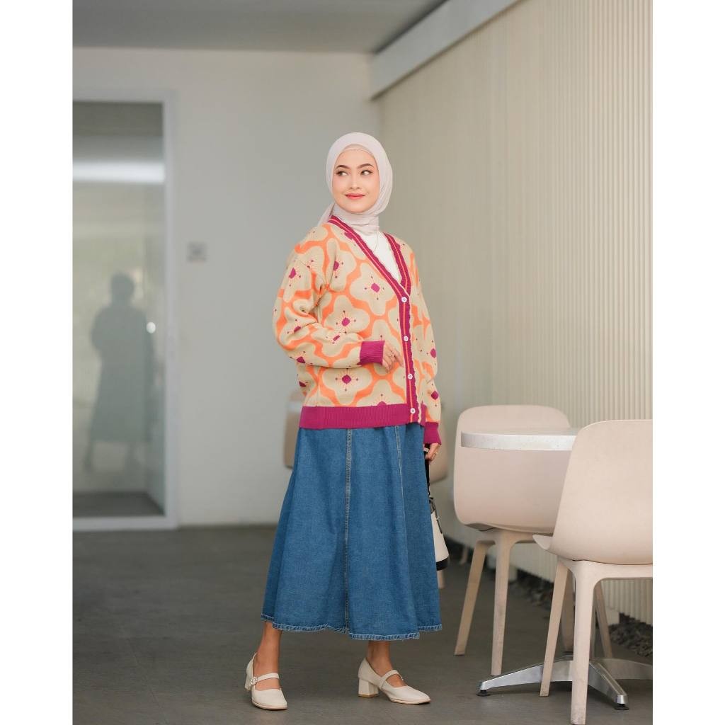 Cardigan Rajut Naya Premium