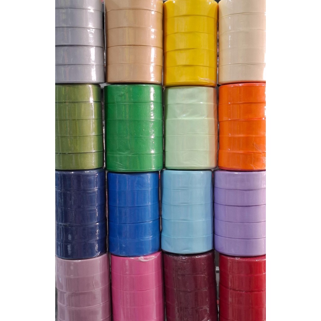 

GG25 Pita Grossgrain 1" / 25mm Bahan Salur Pita Kreasi Craft
