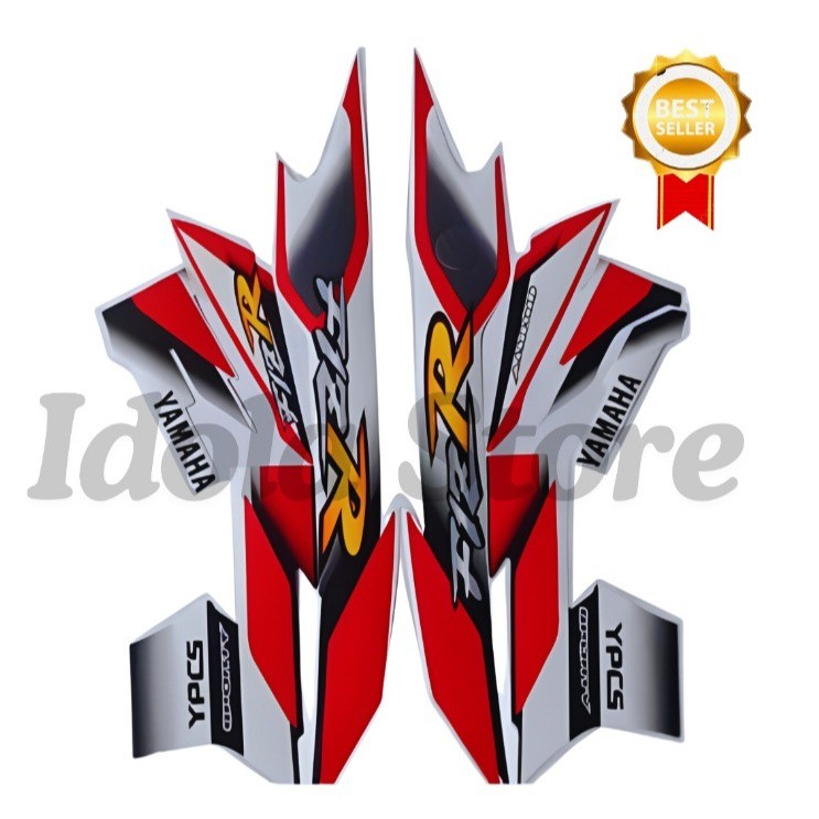 Striping Stiker Motor Yamaha F1ZR 2002 Merah Standart List Body Motor Stiker F1ZR 2002 Ternbaik