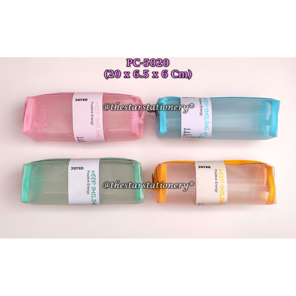 

(1 Biji) Kotak Pensil Joyko Resleting PC-5020 / Tempat Pensil Resleting 20*6.5*6 Cm