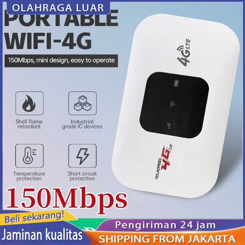 Tommjerry 4G Modem Wifi Mini Untuk hp /150 Mbps 4G Portable Mobile WiFi USB Mobile WiFi Modem