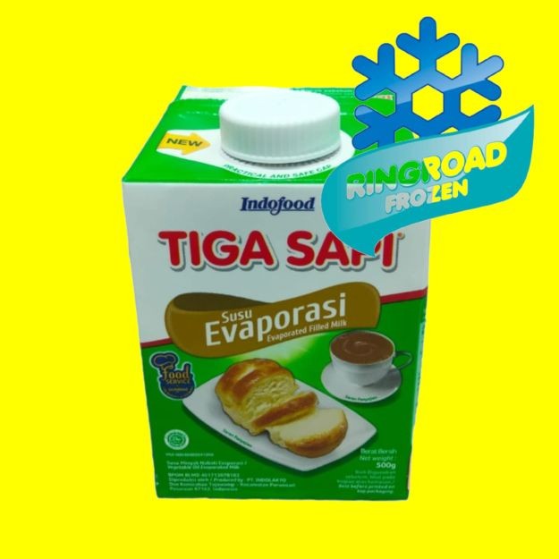 

INDOFOOD TIGA SAPI SUSU EVAPORASI 500 GR