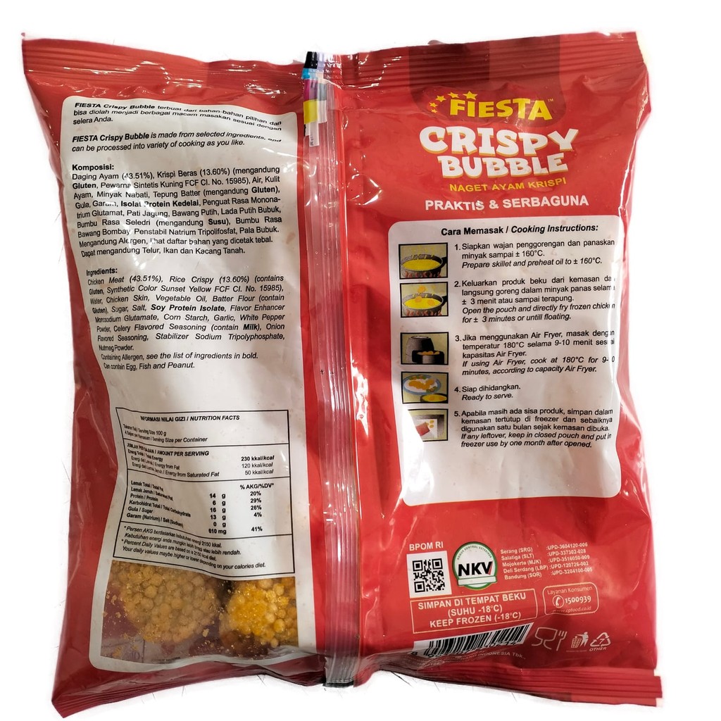 

BAH Fiesta Crispy Bubble Nugget 400gr