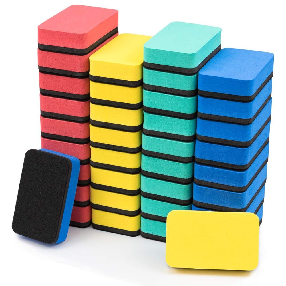 

XRHYY 10 Pack Premium Magnetic Whiteboard Brush Dry Eraser Chalkboard Cleaner Board Wiper For Classroom Home Office Suppliers