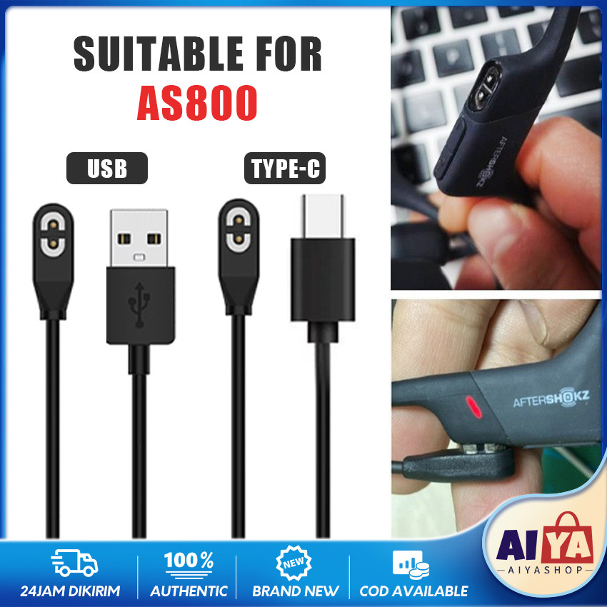 Charger Shokz Charging Cable Openrun Openrun Pro USB & Type C Charging Aftershokz Openrun Pro Mini A