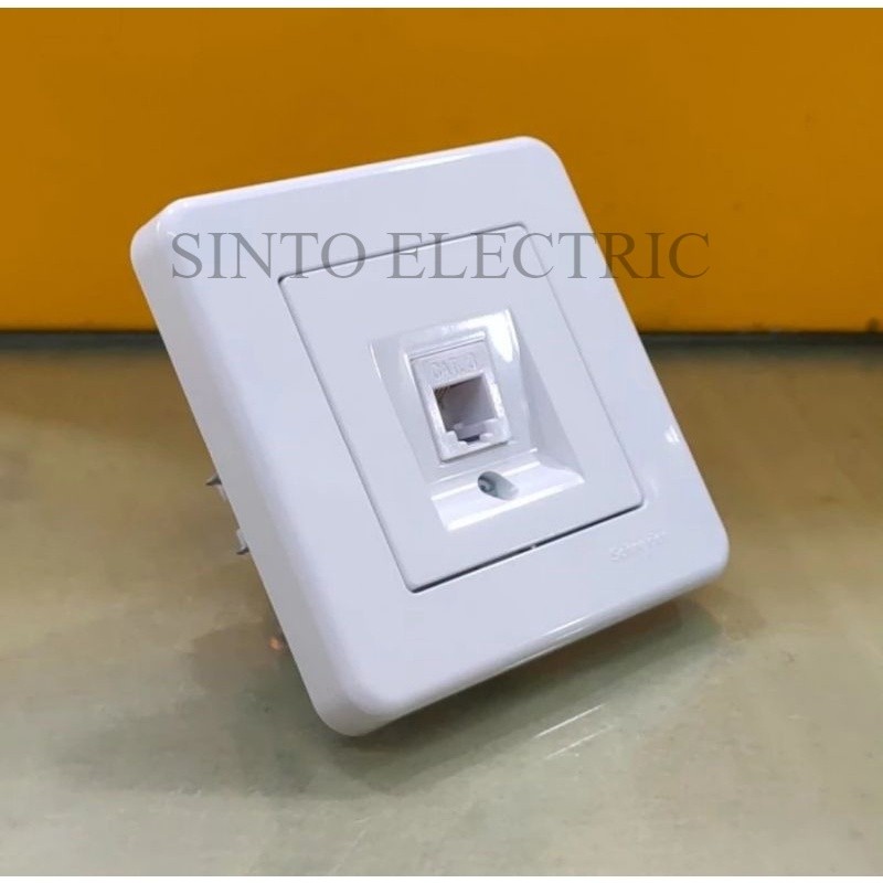SCHNEIDER LEONA Stopkontak Telepon RJ11 Outlet Telepon RJ11