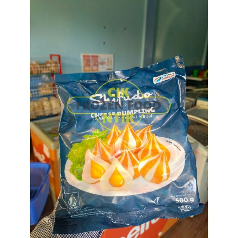 

Shifudo Dumpling Keju Cheese 500gr Frozen food cik ntik Jambi cemilan jajanan seblak korea jepang