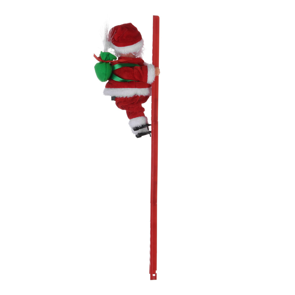 LED Christmas Decoration Santa Claus Electric Climbing Hanging  Toys