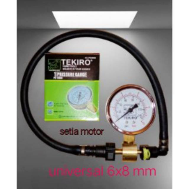 Alat Ukur Tekanan Bahan bakar bensin motor fuel pump tester universal