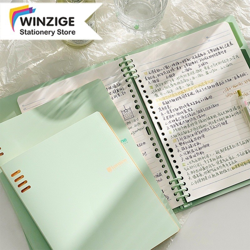 

Winzige Buku Binder A5 B5 Buku Lucu Lose Leaf Notebook Aesthetic Binder Kuliah Buku Tulis Sekolah