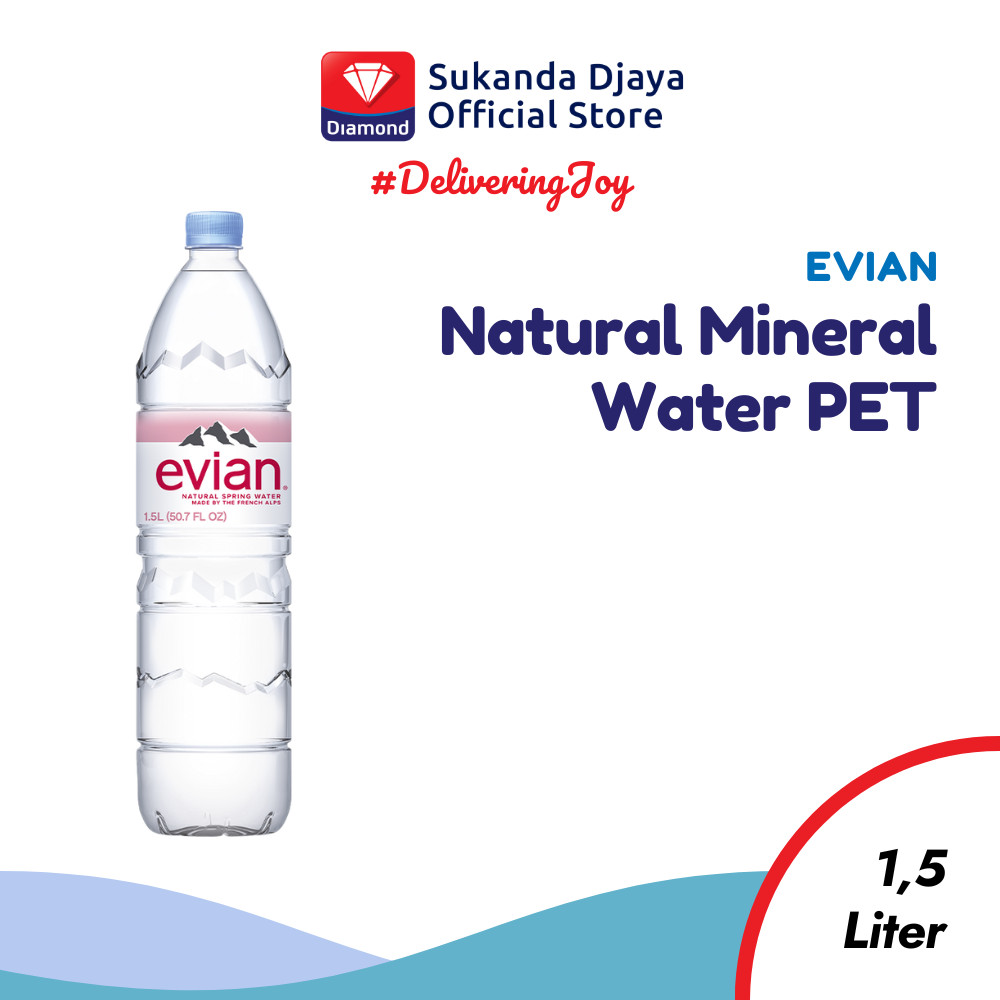 

Evian Natural Mineral Water PET 1,5 Lt