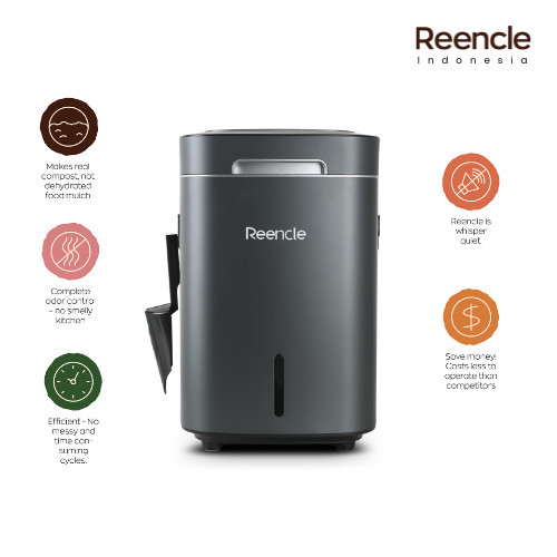 Reencle Prime Food Waste Composter - Silver