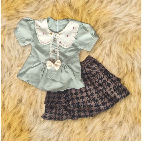 JR STORE-  VIRAL Stelan rok anak perempuan / Setelan rok anak perempuan / Setelan rok anak / Pakaian