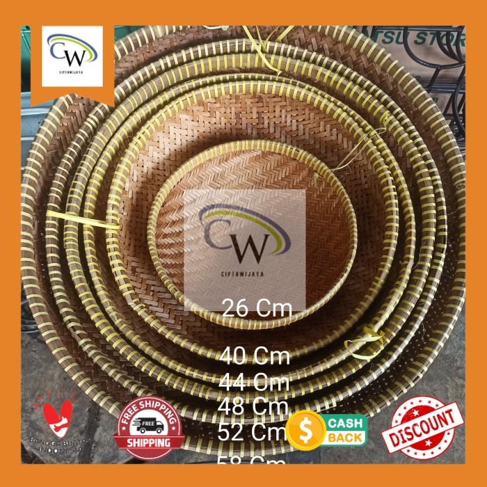 Ayakan Bambu Kulit / Irig Bambu Jumbo/Tanggok Bambu Besar/ Irik Bambu Kecil