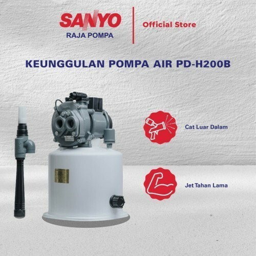 Pompa Sumur Dalam / Jet Pump - Sanyo PD-H200B 200 Watt Automatic