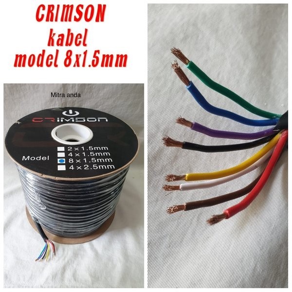 KABEL SPEAKER CRIMSON 8 x 1.5 MM 100 METER 8X1.5