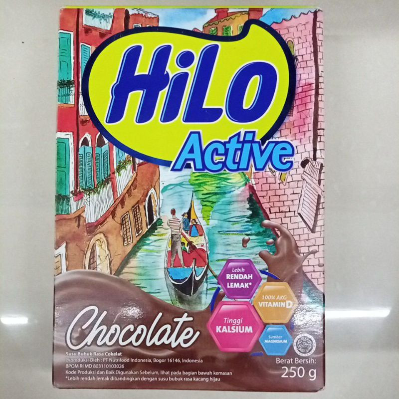 

Hilo Active Choolate 250 Gram