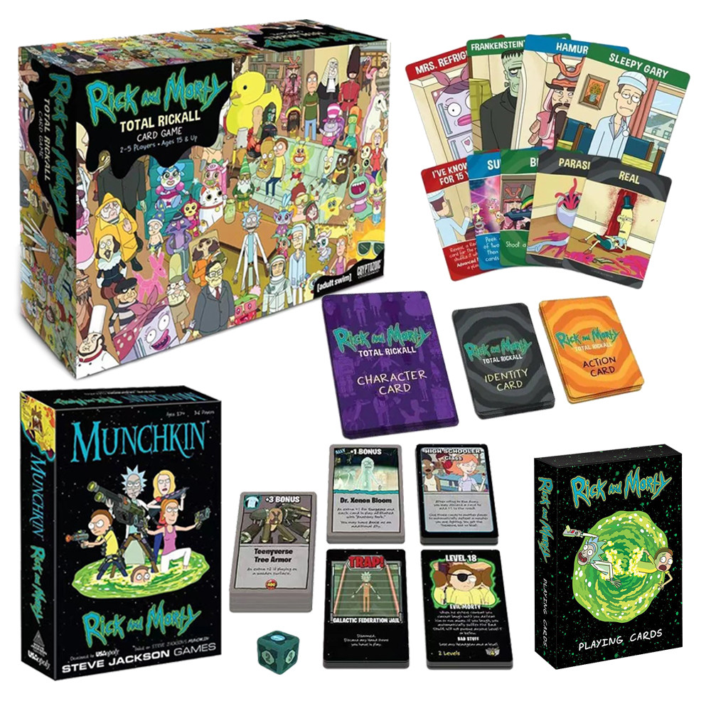 

Rick Card Game Adult Swim Munchkin Board GameLicensed Merchandise Munchkin Playing Game from Steve Family Party Supplies Toys