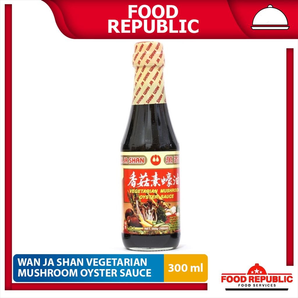 

Saus Tiram / Vegetarian Mushroom Oyster Sauce Wan Ja Shan 300 ML Halal