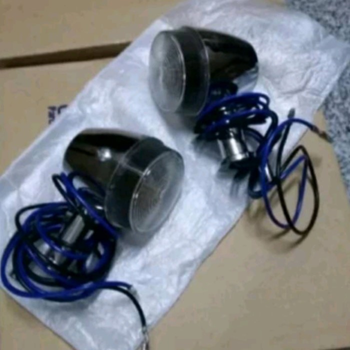 LAMPU SEN DEPAN ASSY HONDA SCOOPY KARBU LAMA non original