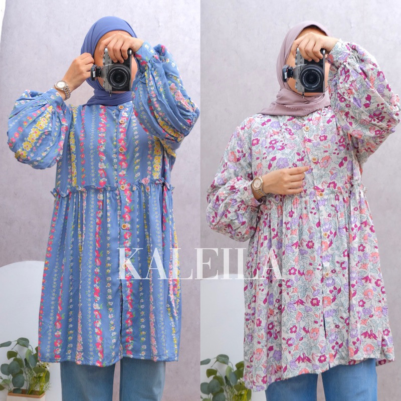 hanan tunik perempuan / atasan wanita blouse tunik rayon