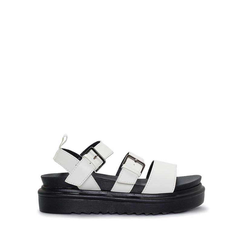 Payless Brash Royalty Womens Lumi Strap Footbed - Ivory_05