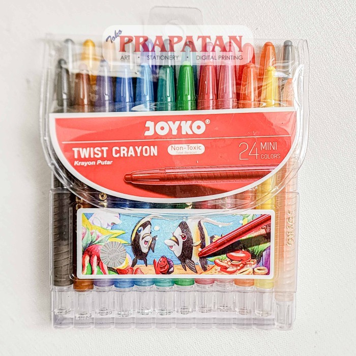 

Titi Twist Crayons 24 warna / Krayon Putar Titi Panjang - TWCR-12S