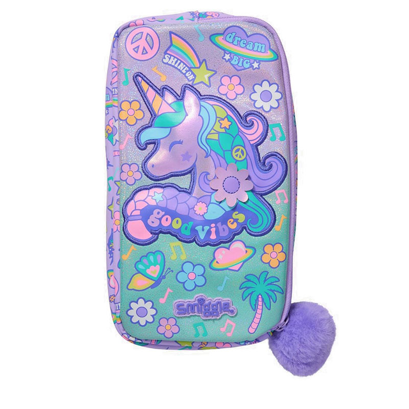 

Smiggle All Stars pocket charatcer pencil case - IGL456171LIL