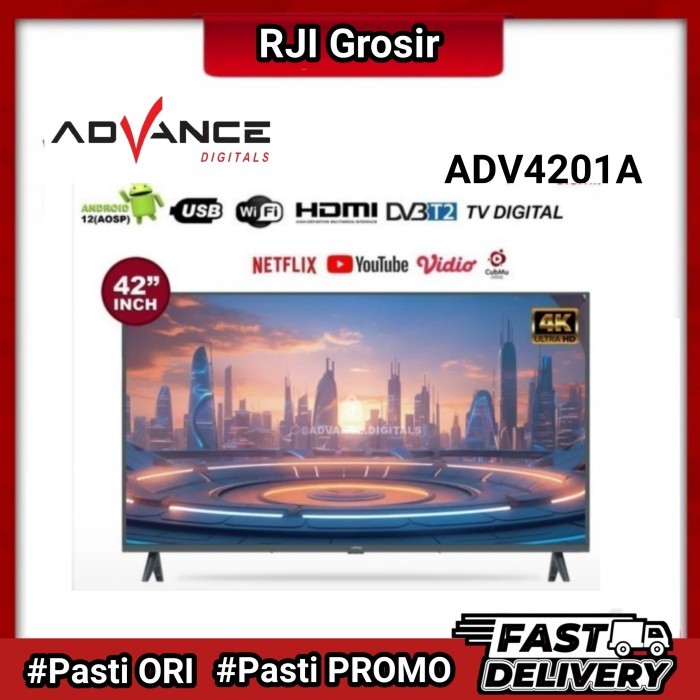 Android Smart TV Panel LG 42" inch Advance ADV 4201A ANDROID DIGITAL TV