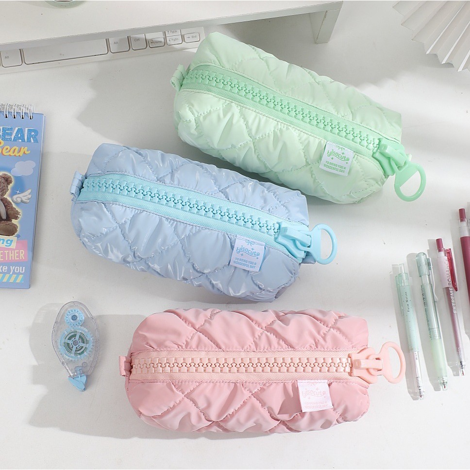 

YEN SHINSDAY Tempat Pensil Pouch Makeup Tas Kosmetik Bow Pita Coquette Y2K Aesthetic