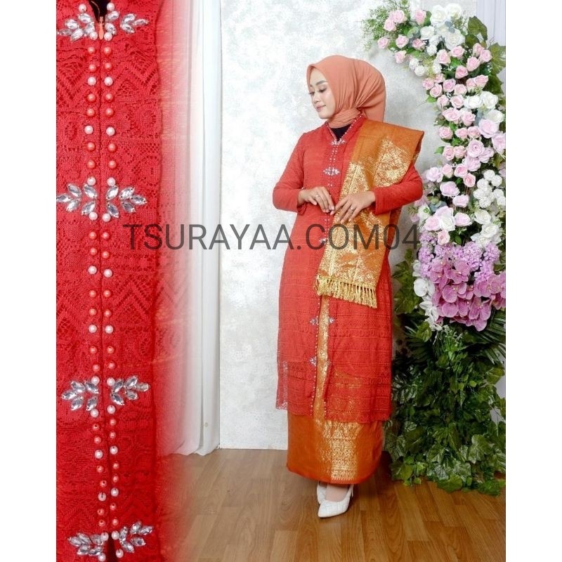 TS.04/NEW SET TUNIK SONGKET ROSIDAH/SET KEBAYA SONGKET/SET TORAJA/SET TUNIK TERBARU/SET KEBAYA KONDA