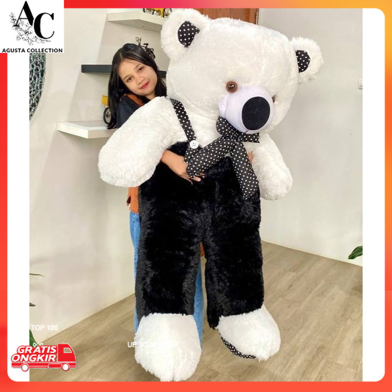 Boneka Lucu / Boneka Jumbo Teddy Bear beruang Besar 1,3 Meter 1.3 M 1 2 SNI Premium Gemoy