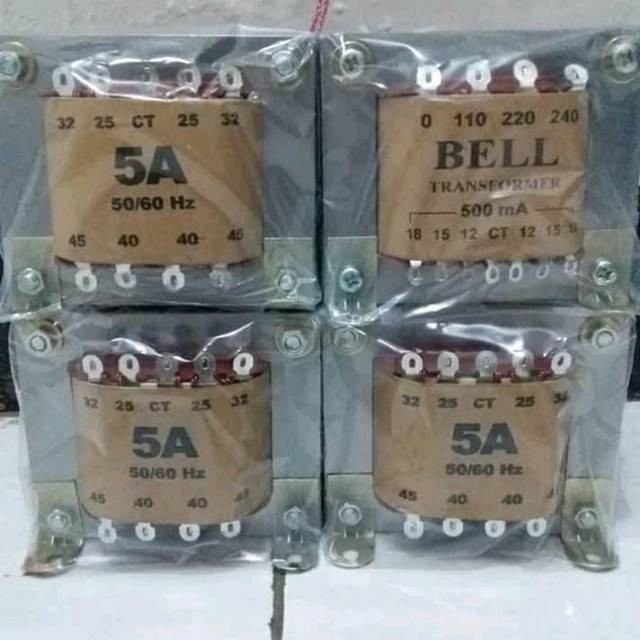 TRAVO BELL 5 AMPER BESAR MURNI CT 45V