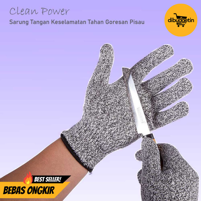Sarung Tangan Keselamatan Tahan Goresan Pisau - EN388