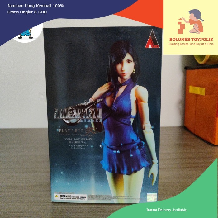 Play Arts kai Tifa Lockhart Dress Ver. Play Arts Kai Figure Artikulasi toy