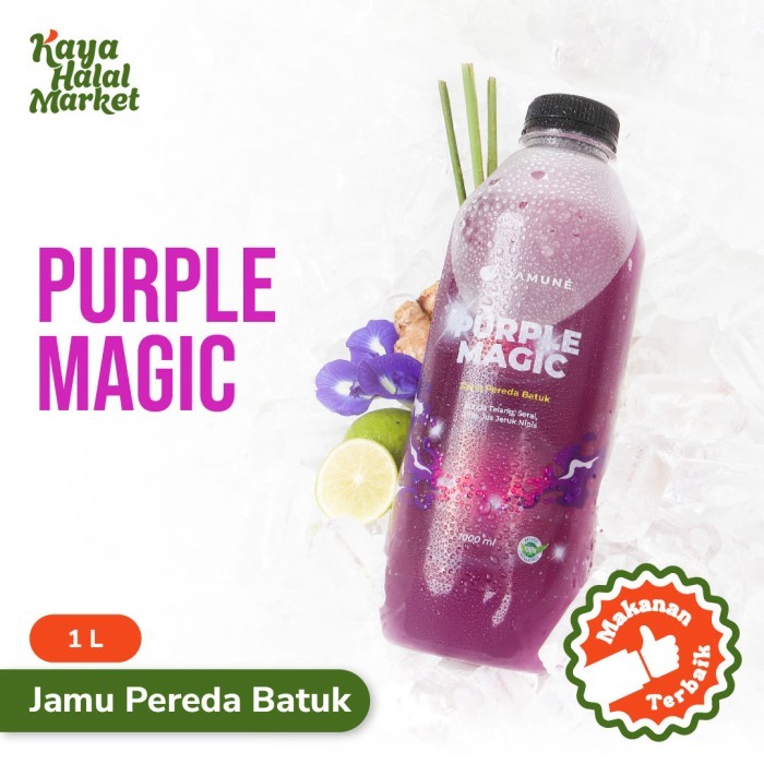 

Jamu Herbal Anti Batuk Bebas Gula 1 Liter Purple Magic by Jamune