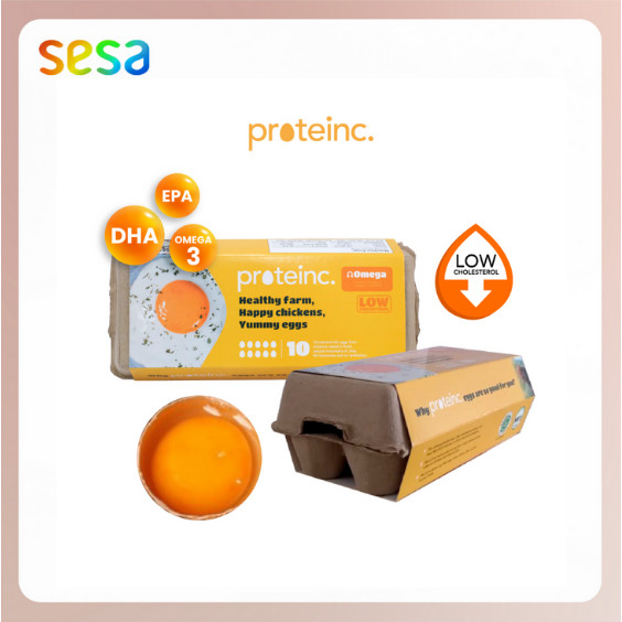 

PROTEINC Omega 3 Eggs 10'S - Telur Sehat