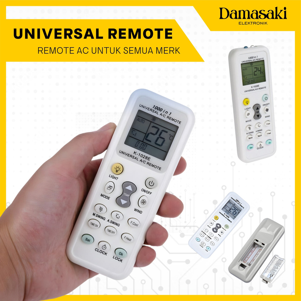 Remote Remot AC UNIVERSAL SEMUA MERK AC Remot AC Multi Universal