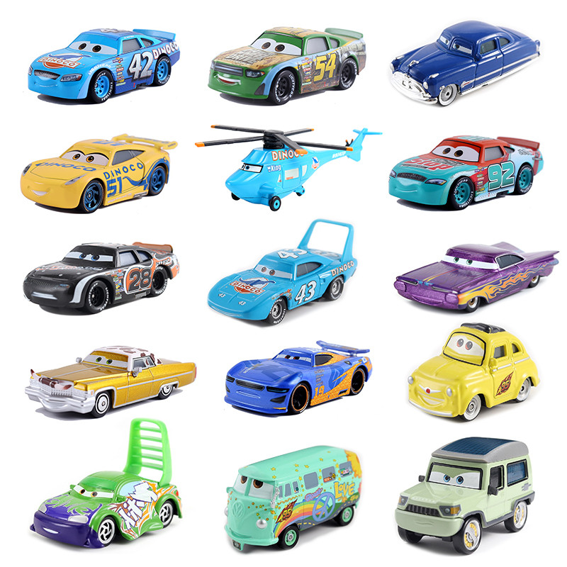 Disney Pixar Cars 3 Toys Lightning Mcqueen Doc Hudson Mack king plane Ramone Collection mini racing 