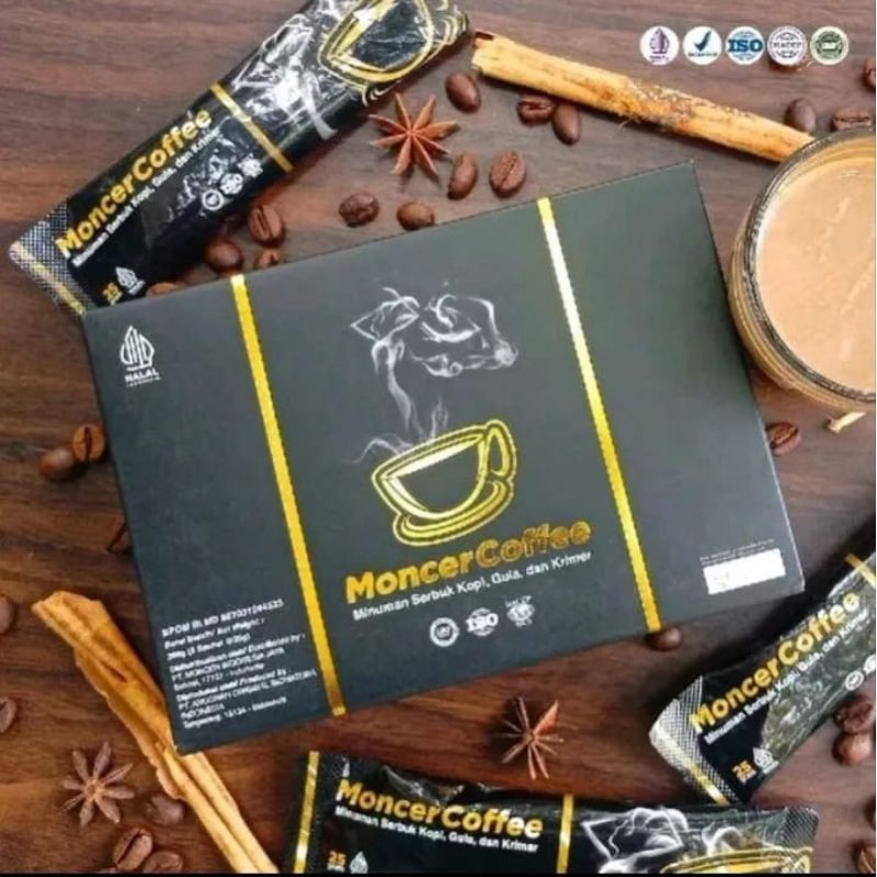 

[Hy4] Monceer Coffe Original - 1Box Isi 8 Sachet