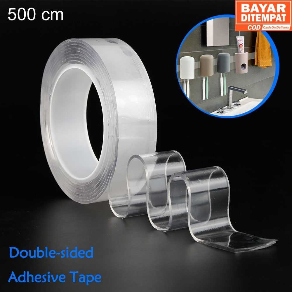 

( Hstore33 ) TaffPACK Double Tape Perekat No Trace Adhesive Washable Sticker - J007