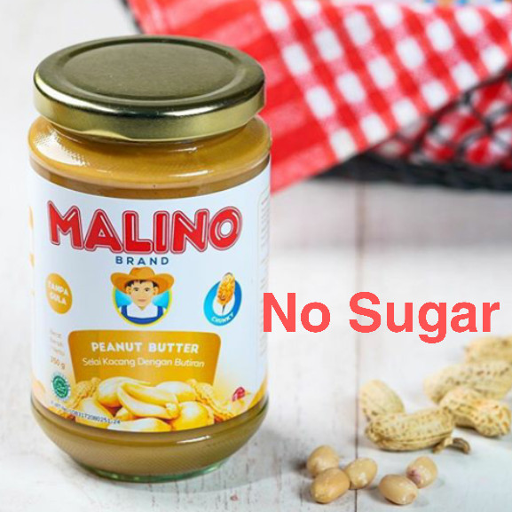 

Best Selai kacang peanut butter diet no sugar 350 gram - Chunky Kasar