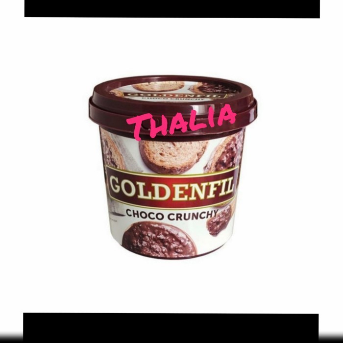 

Best- GOLDENFIL CHOCO CRUNCHY 1KG OLESAN ROTI/CAKE RASA COKLAT DGN CRUNCHY
