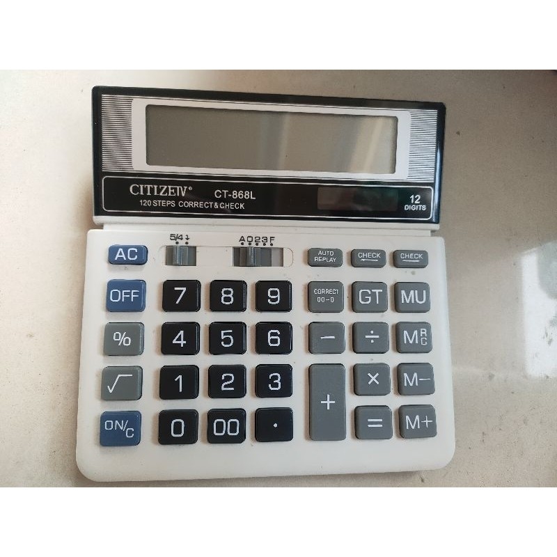 

YUH Kalkulator CT-868-L/12Dit/2 Power energy/Kalkulator Bisnis