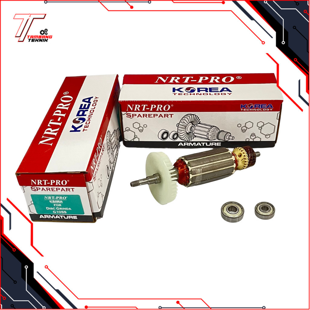 ARMATURE / ANGKER DISC GRINDA HITACHI G10SS NRT-PRO