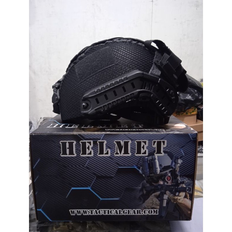 HELM MICH 2001 HITAM Helm Tactical Mich 2001 Plus Cover
