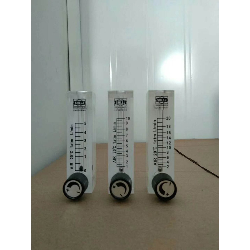LZQ-6 Air Gas Flow Meter With Control Valve For Oxygen Conectrato 0-5LPM 2-10LPM  2-20LPM