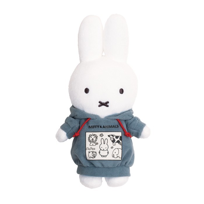 Miffy and Animals Hoodie Style Rabbit Nijntje Plush Doll Keychain Plushie Gantungan Tas Exclusive Bo