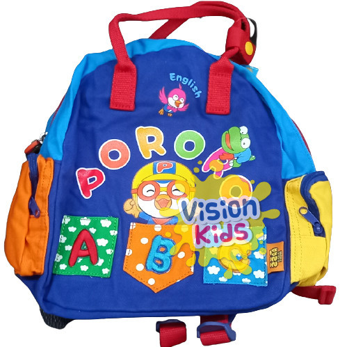 Tas Pororo ABC - Merah Muda