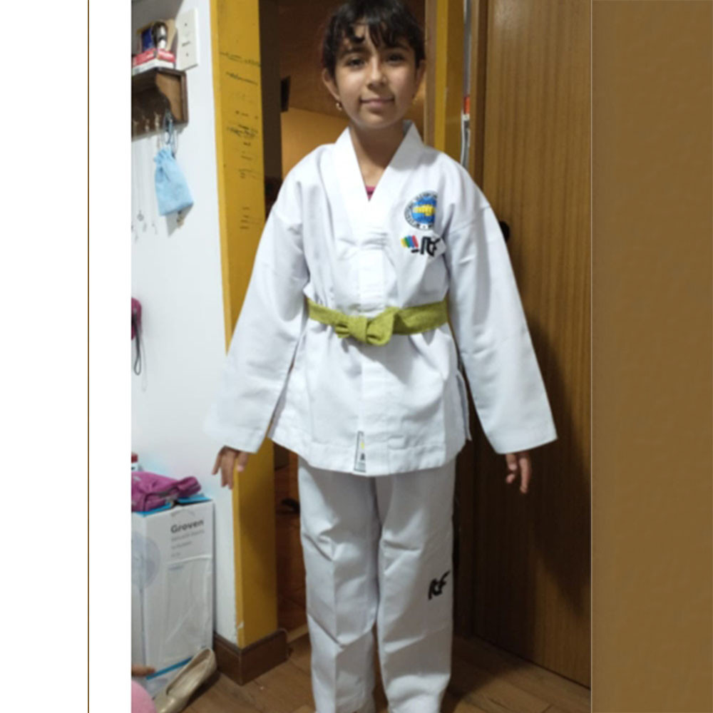 High-Quality ITF approve Ultralight Taekwondo Uniform assistant instructor Gi Doboks Embroidery Patt